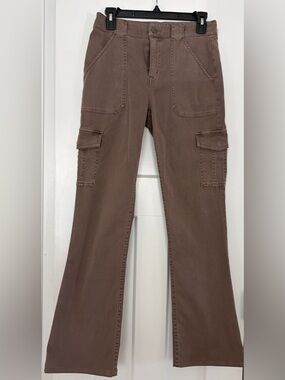 Sanctuary Brown Flare Cargo Jeans Size 28